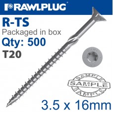 TORX T20 CHIPBOARD SCREW 3.5X16MM X500-BOX